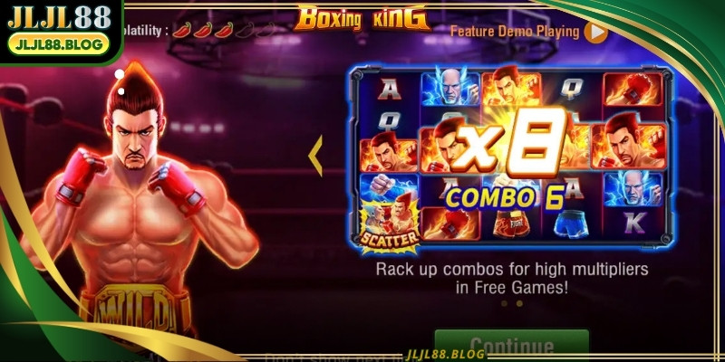 Boxing King visual elements combine to create a coherent and exciting