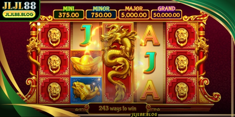 Golden Dragon hides the biggest rewards behind specific symbol combinations 